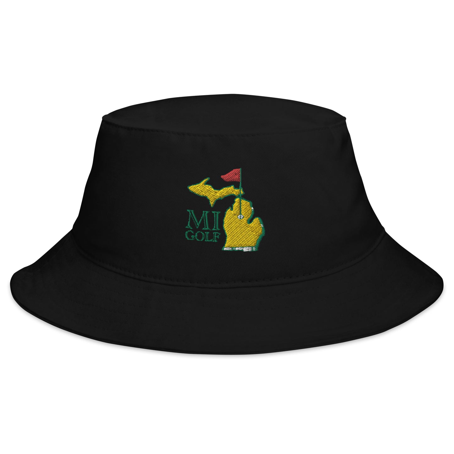 MI Golf Embroidered Bucket Hat - PARZ ONLY GOLF PRINTS