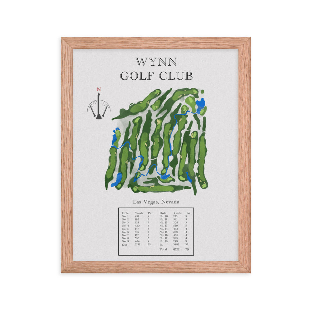The Wynn Golf Club, Nevada - Golf Course Print - PARZ ONLY GOLF PRINTS