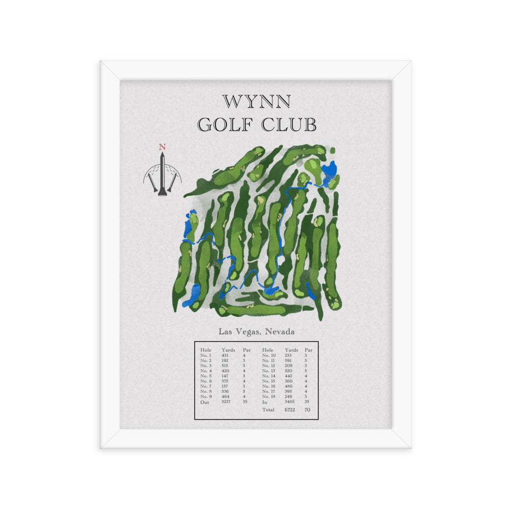 The Wynn Golf Club, Nevada - Golf Course Print - PARZ ONLY GOLF PRINTS
