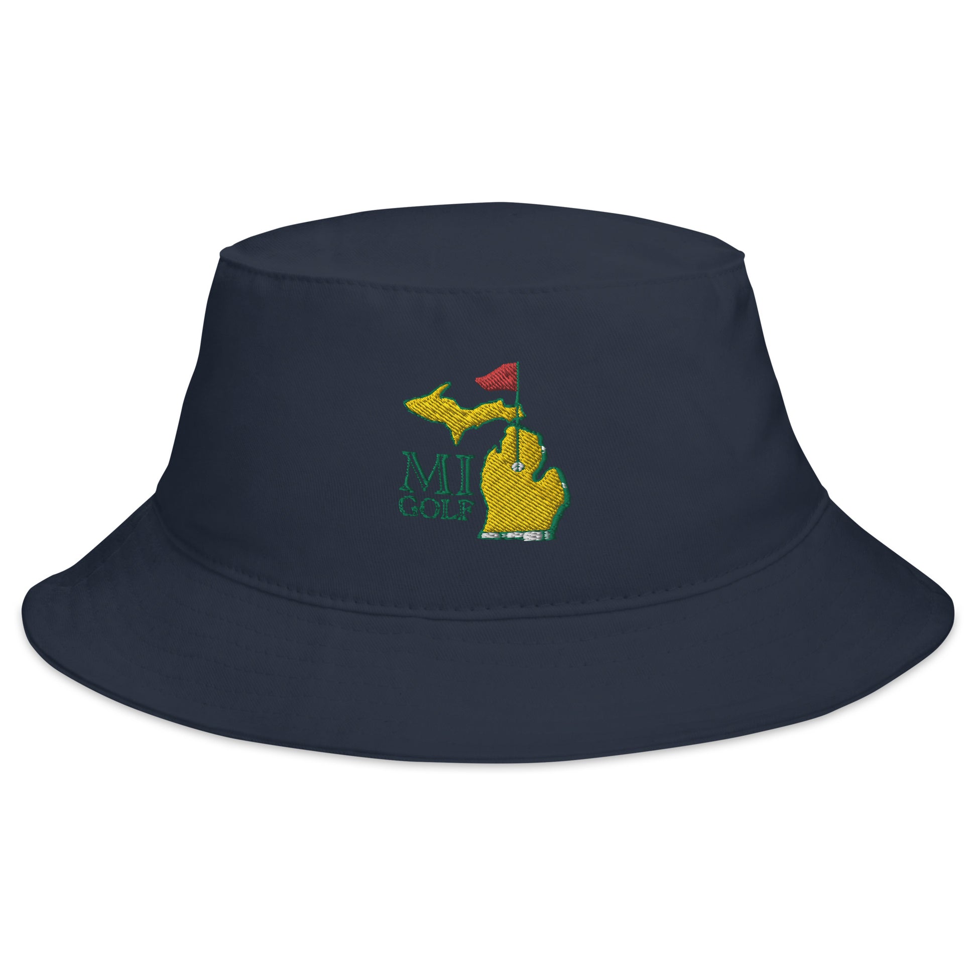 MI Golf Embroidered Bucket Hat - PARZ ONLY GOLF PRINTS