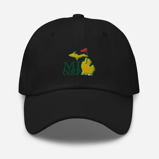 MI Golf Embroidered Dad Hat