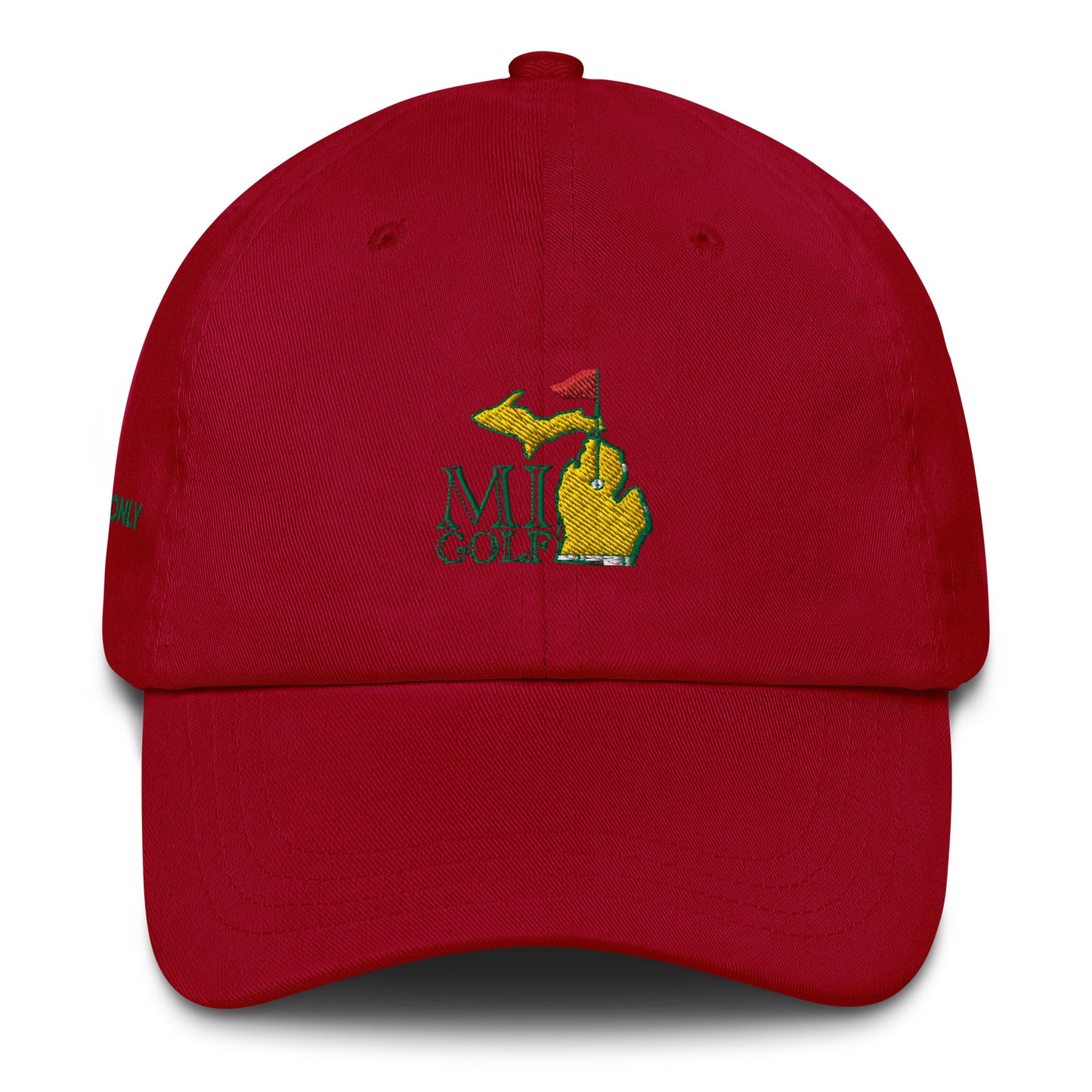 MI Golf Embroidered Dad Hat