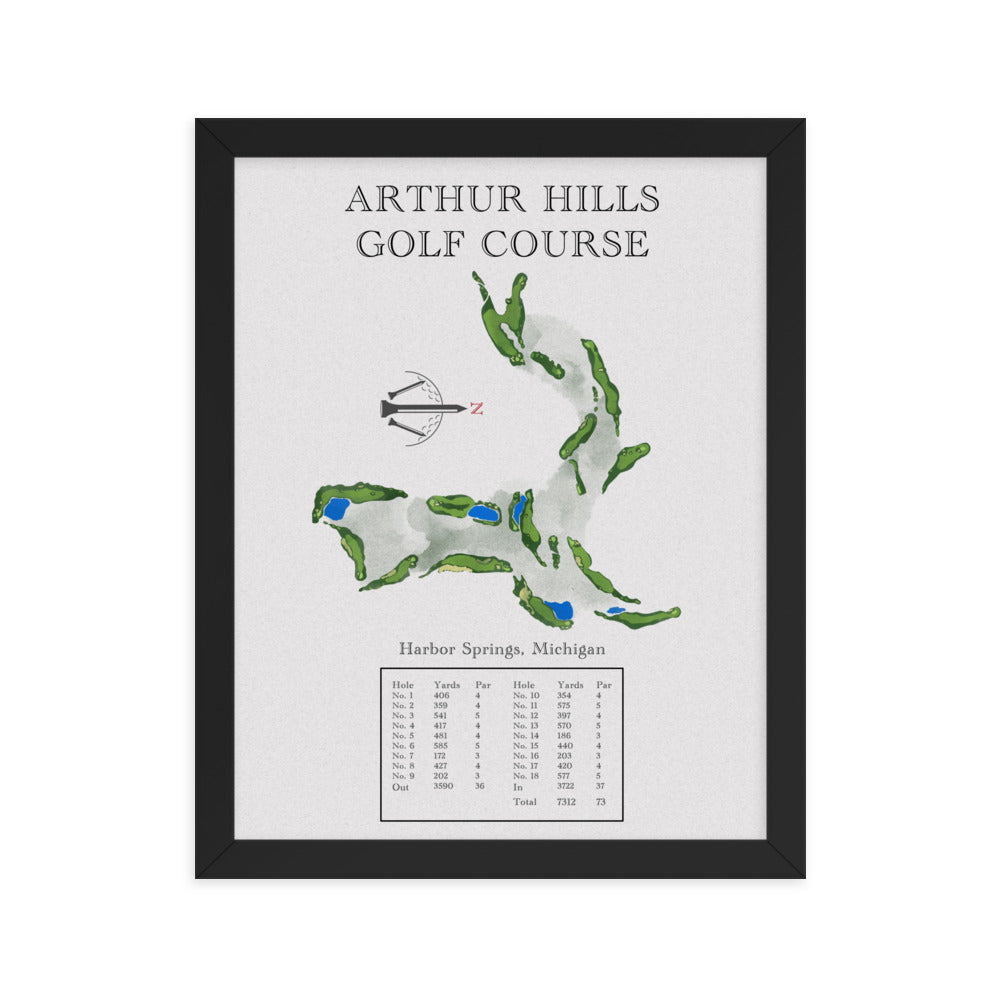 Arthur Hills Golf Course, Michigan - Golf Course Print