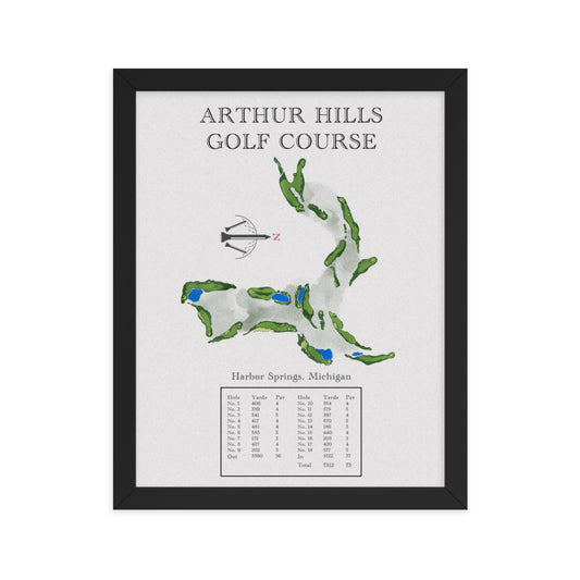 Arthur Hills Golf Course, Michigan - Golf Course Print