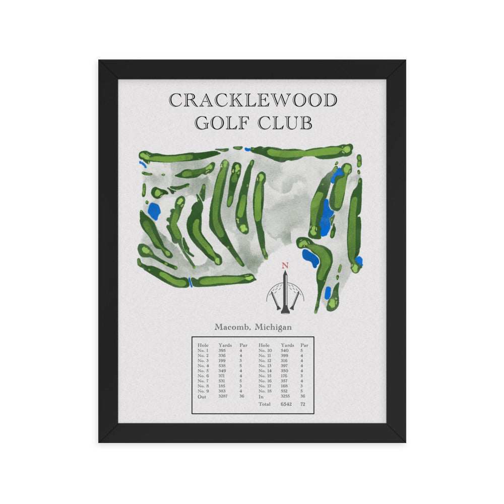 Cracklewood Golf Club, Michigan - Golf Course Print