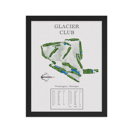 Glacier Club, Michigan - Golf Course Print