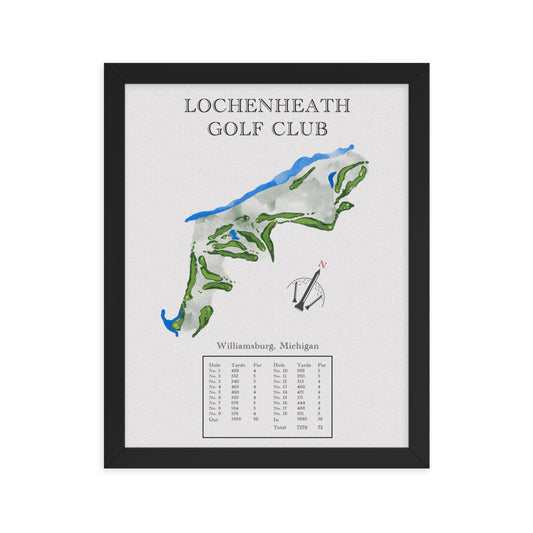 Lochenheath Golf Club, Michigan - Golf Course Print