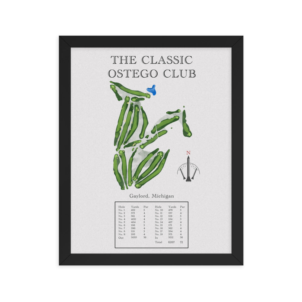 The Classic Ostego Club, Michigan - Golf Course Print