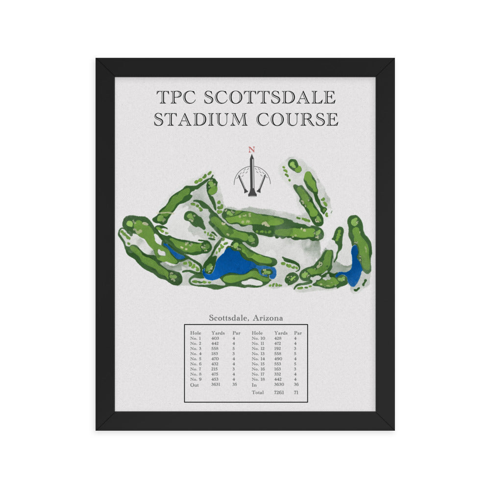 TPC Scottsdale Stadium Course, Arizona - Golf Course Print