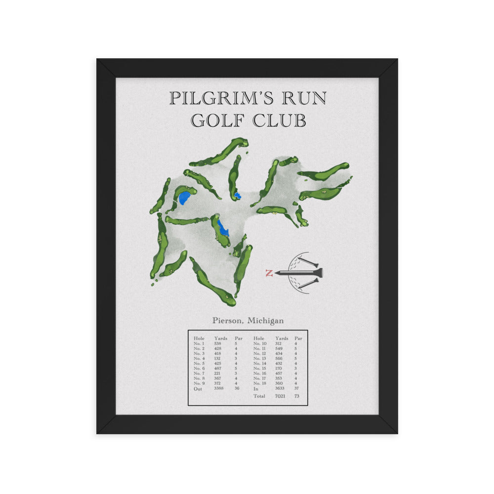 Pilgrim's Run Golf Club, Michigan - Golf Course Print