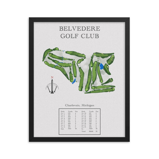 Belvedere Golf Club, Michigan - Golf Course Print