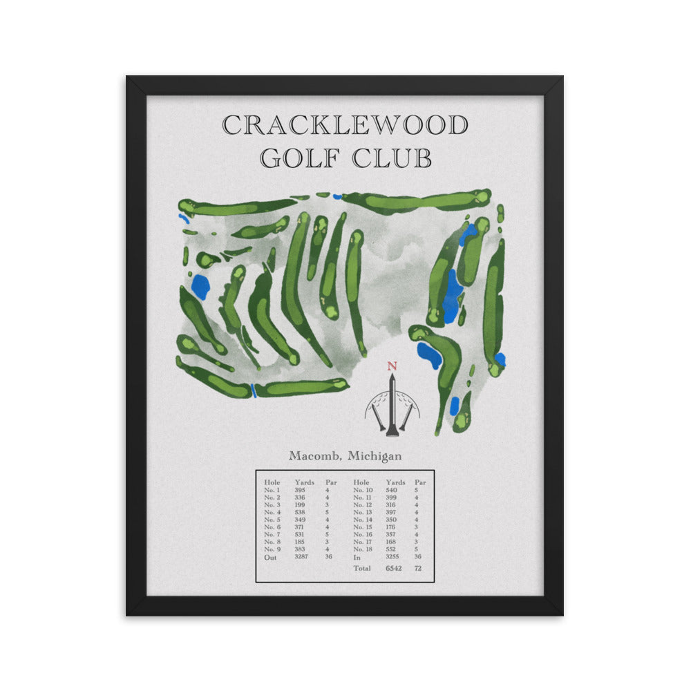 Cracklewood Golf Club, Michigan - Golf Course Print