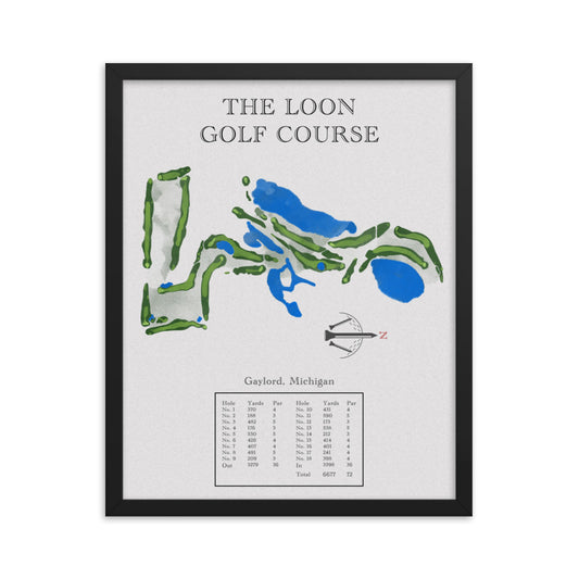 The Loon Golf Course, Michigan - Golf Course Print