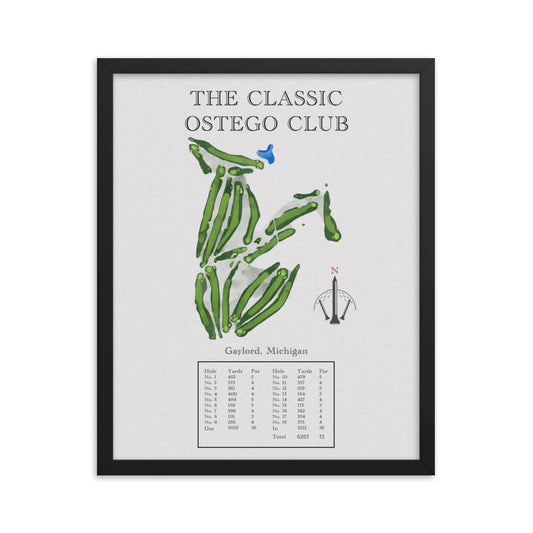 The Classic Ostego Club, Michigan - Golf Course Print