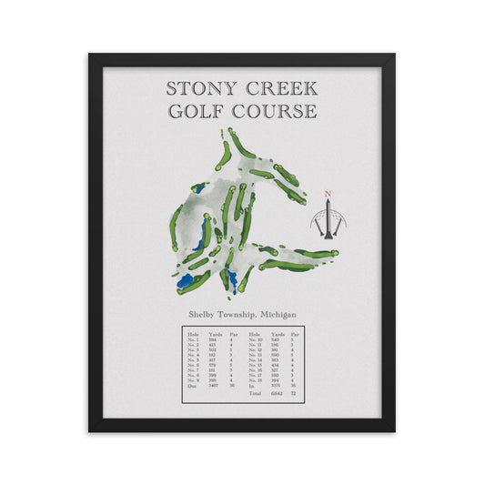 Stony Creek Golf Course, Michigan - Golf Course Print