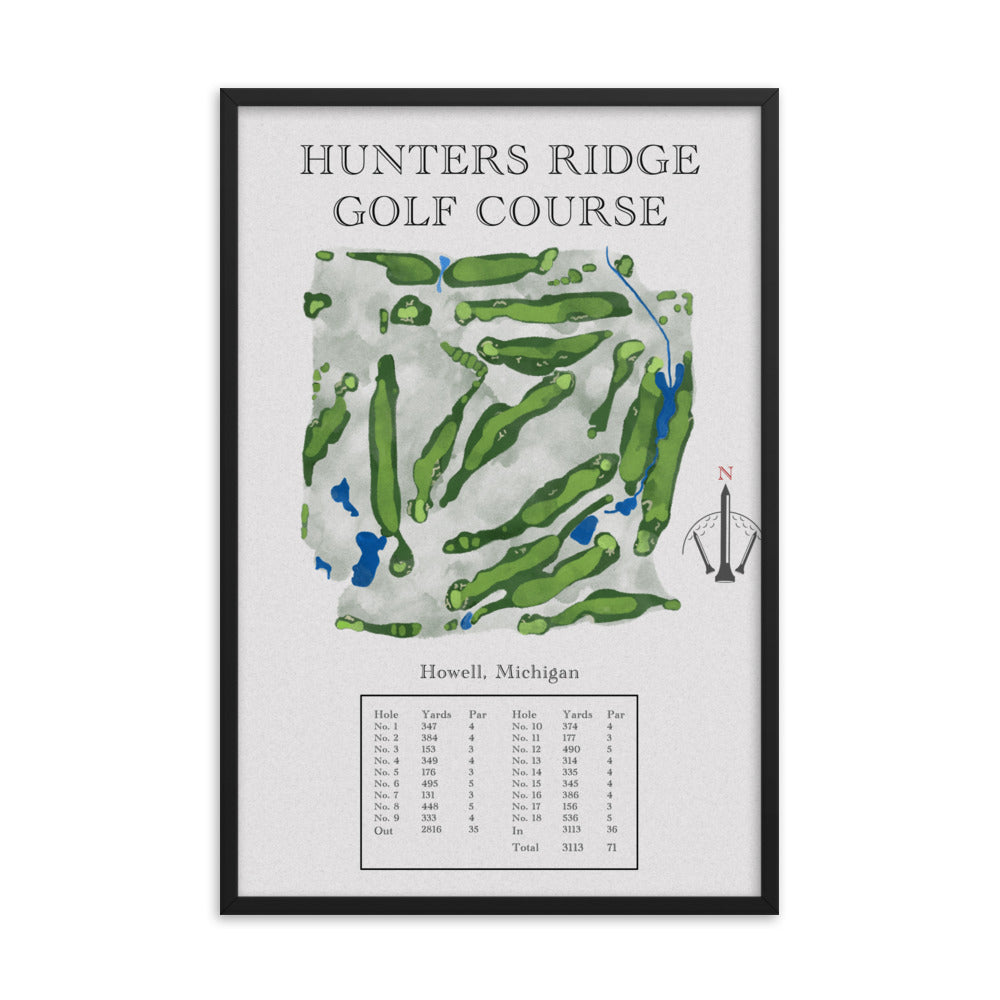 Hunters Ridge Golf Course, Michigan - Golf Course Print