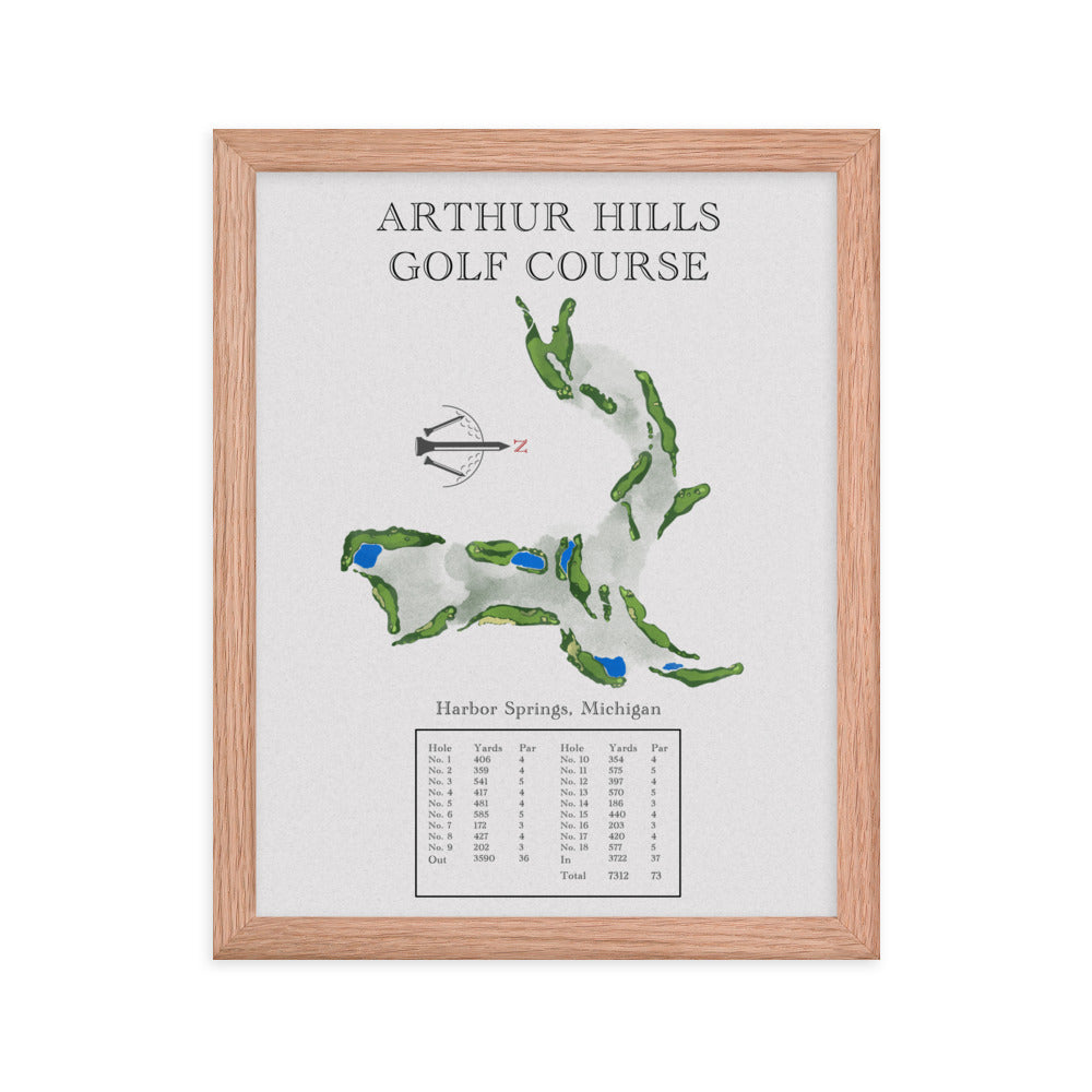 Arthur Hills Golf Course, Michigan - Golf Course Print