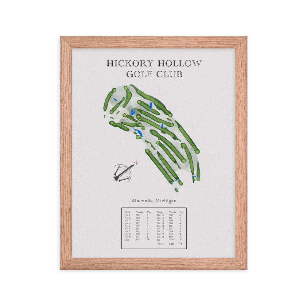 Hickory Hollow Golf Club, Michigan - Golf Course Print