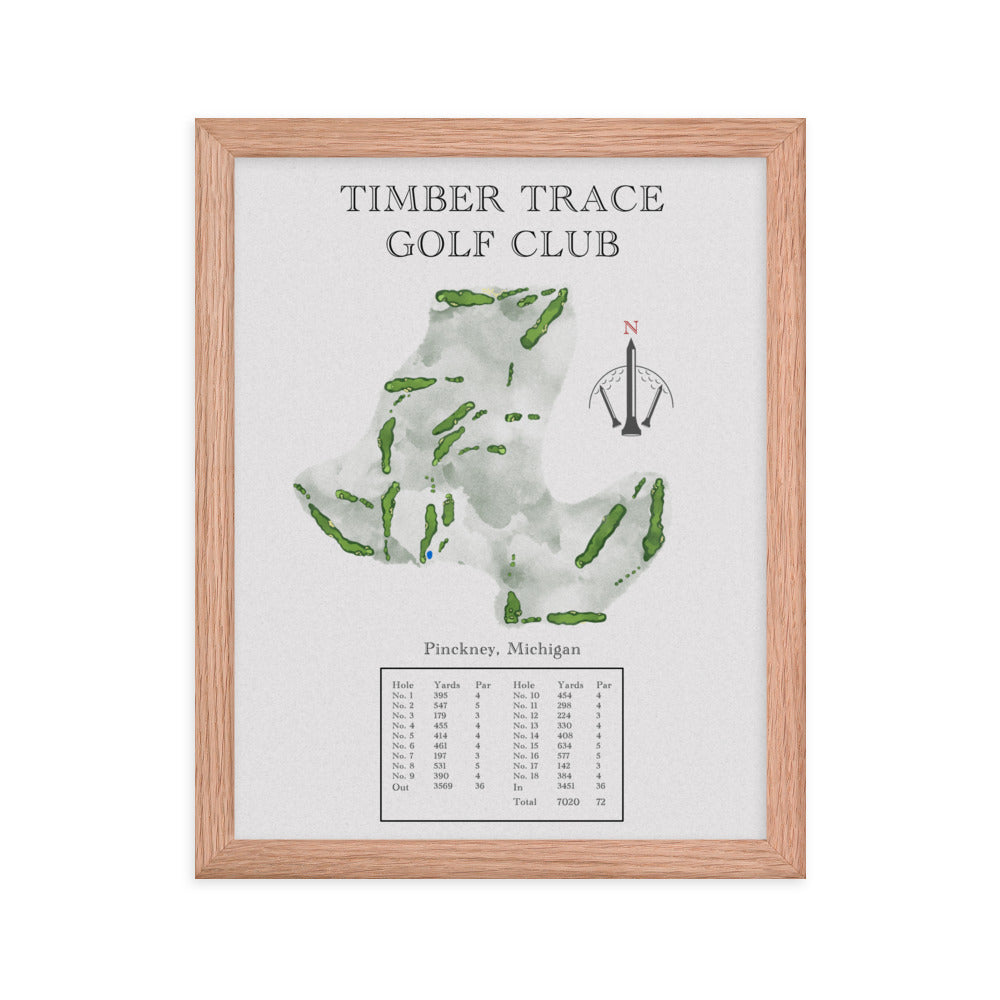 Timber Trace Golf Club, Michigan - Golf Course Print