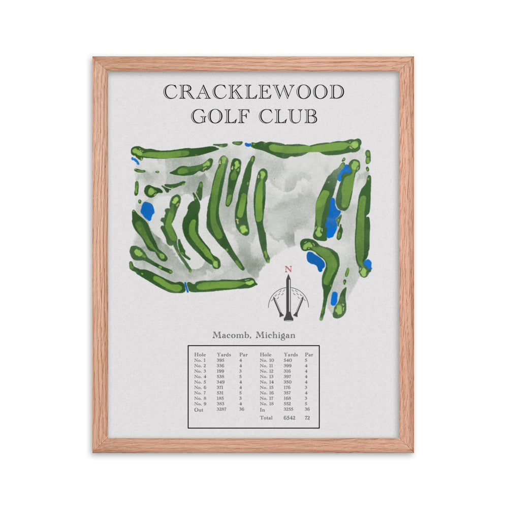 Cracklewood Golf Club, Michigan - Golf Course Print