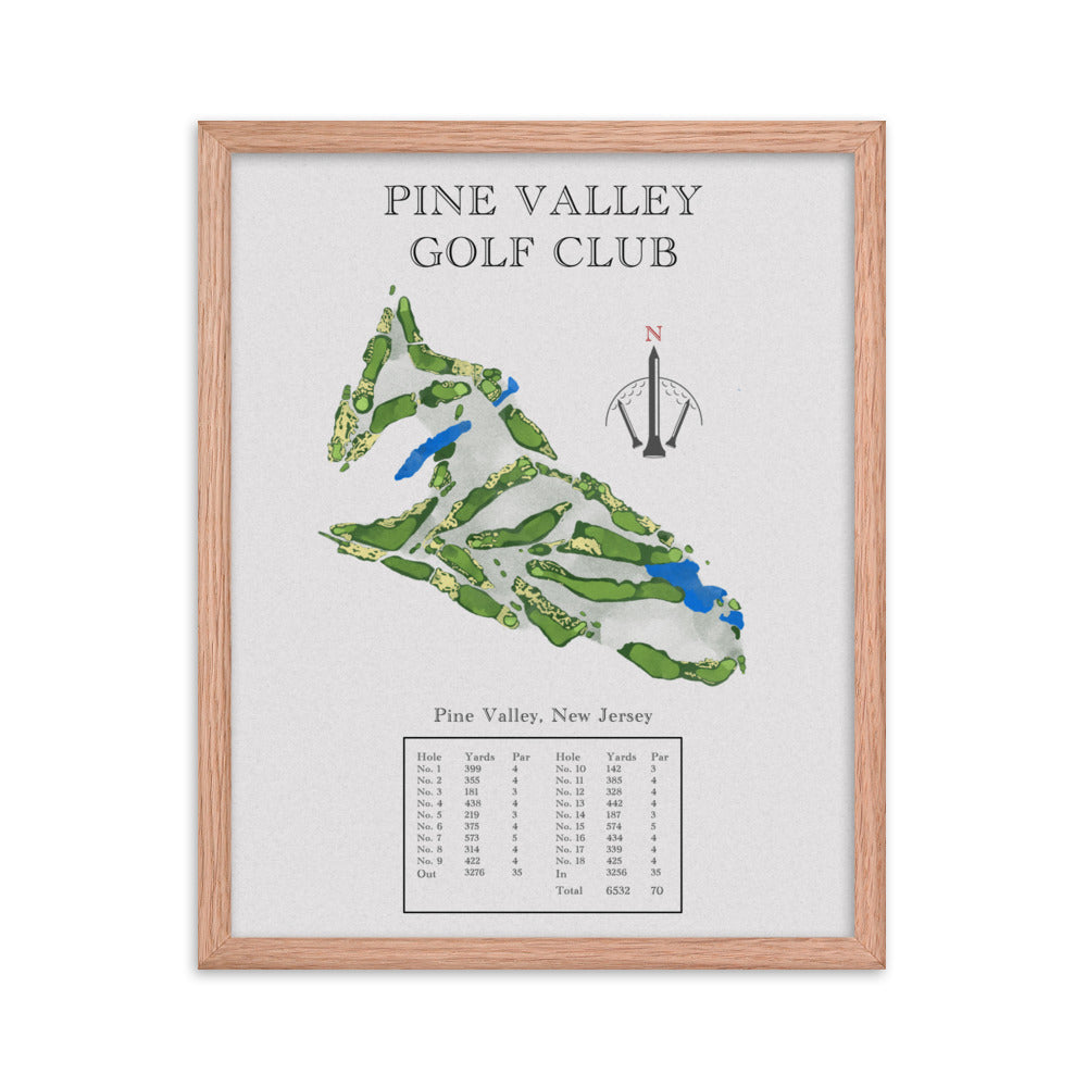 Pine Valley Golf Club, New Jersey - Golf Course Print