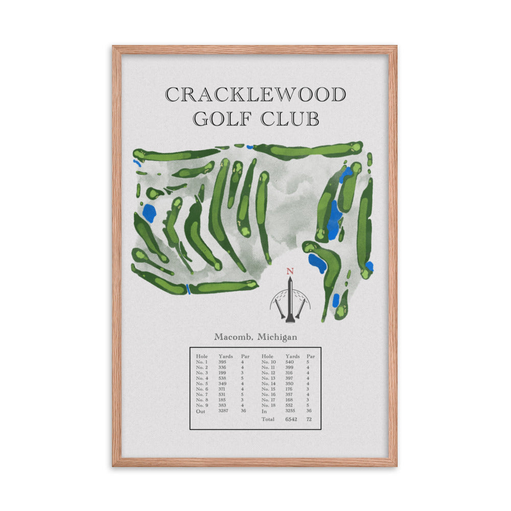 Cracklewood Golf Club, Michigan - Golf Course Print