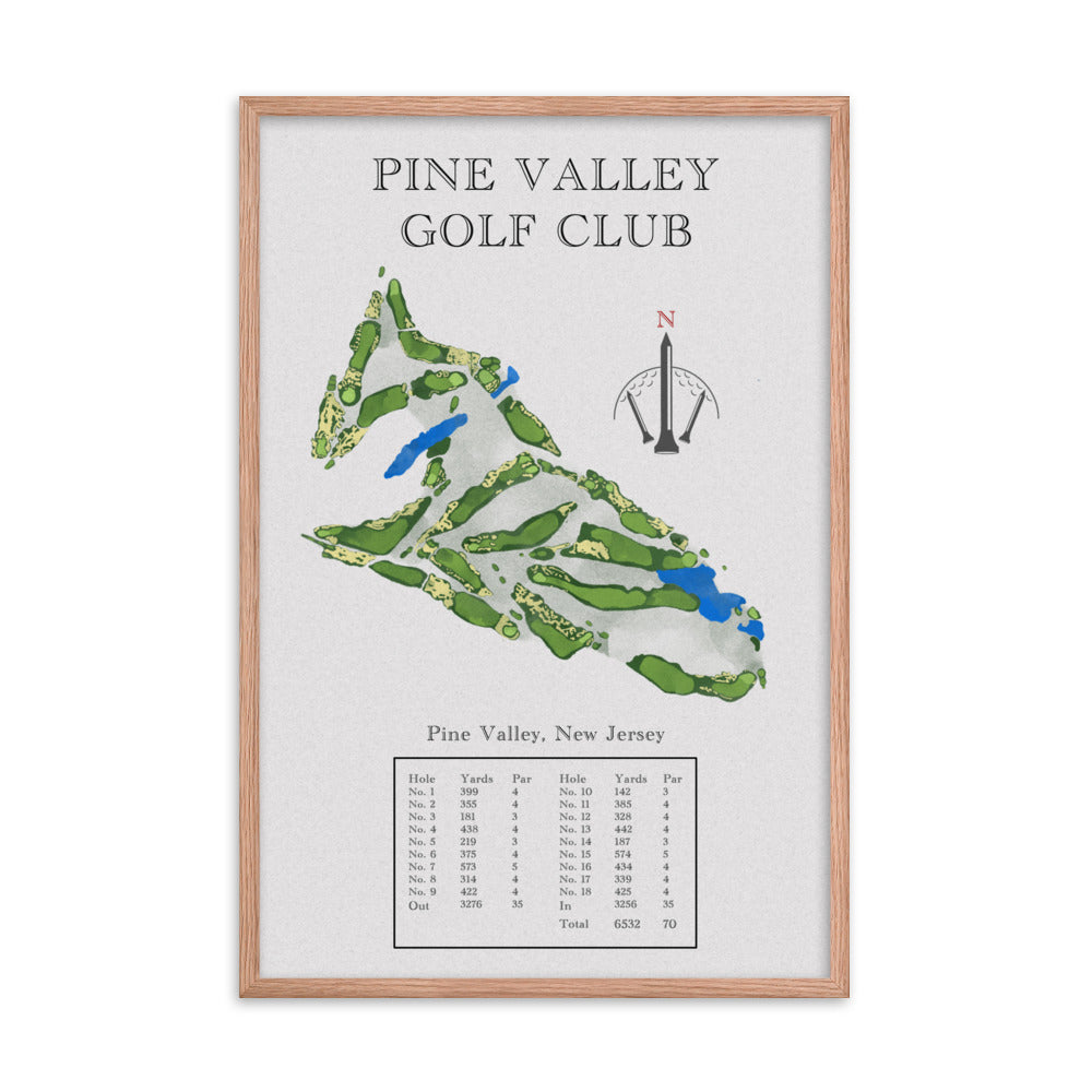 Pine Valley Golf Club, New Jersey - Golf Course Print