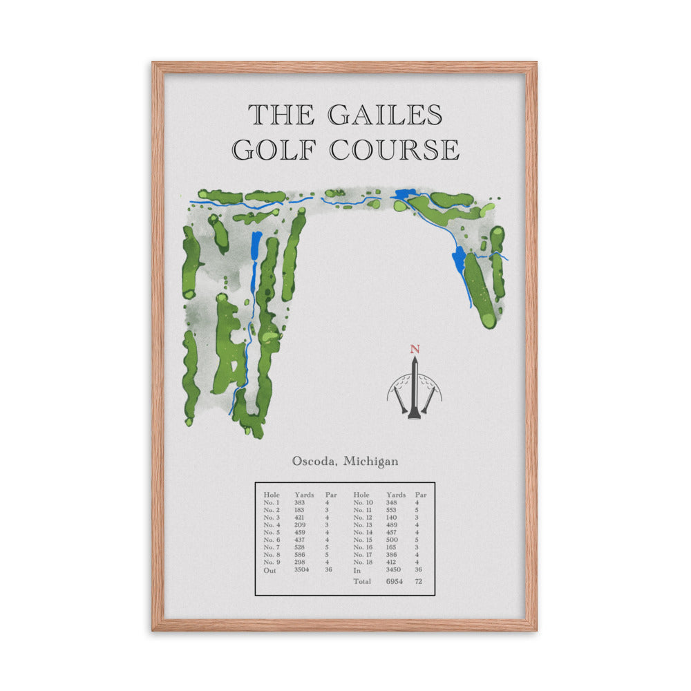 The Gailes Golf Course, Michigan - Golf Course Print