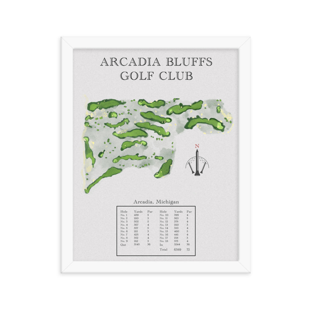 Arcadia Bluffs Golf Club, Michigan - Golf Course Print