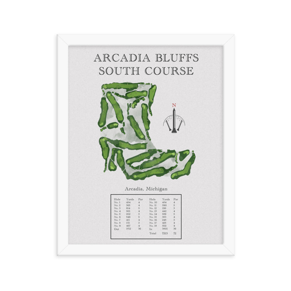 Arcadia Bluffs South Course, Michigan - Golf Course Print