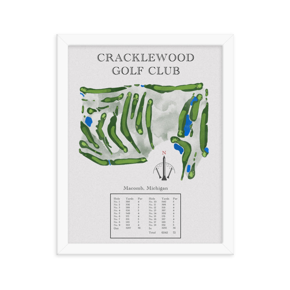 Cracklewood Golf Club, Michigan - Golf Course Print