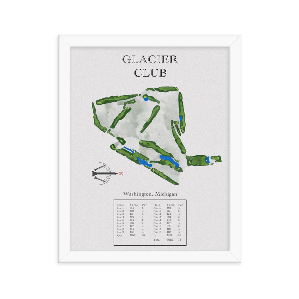 Glacier Club, Michigan - Golf Course Print