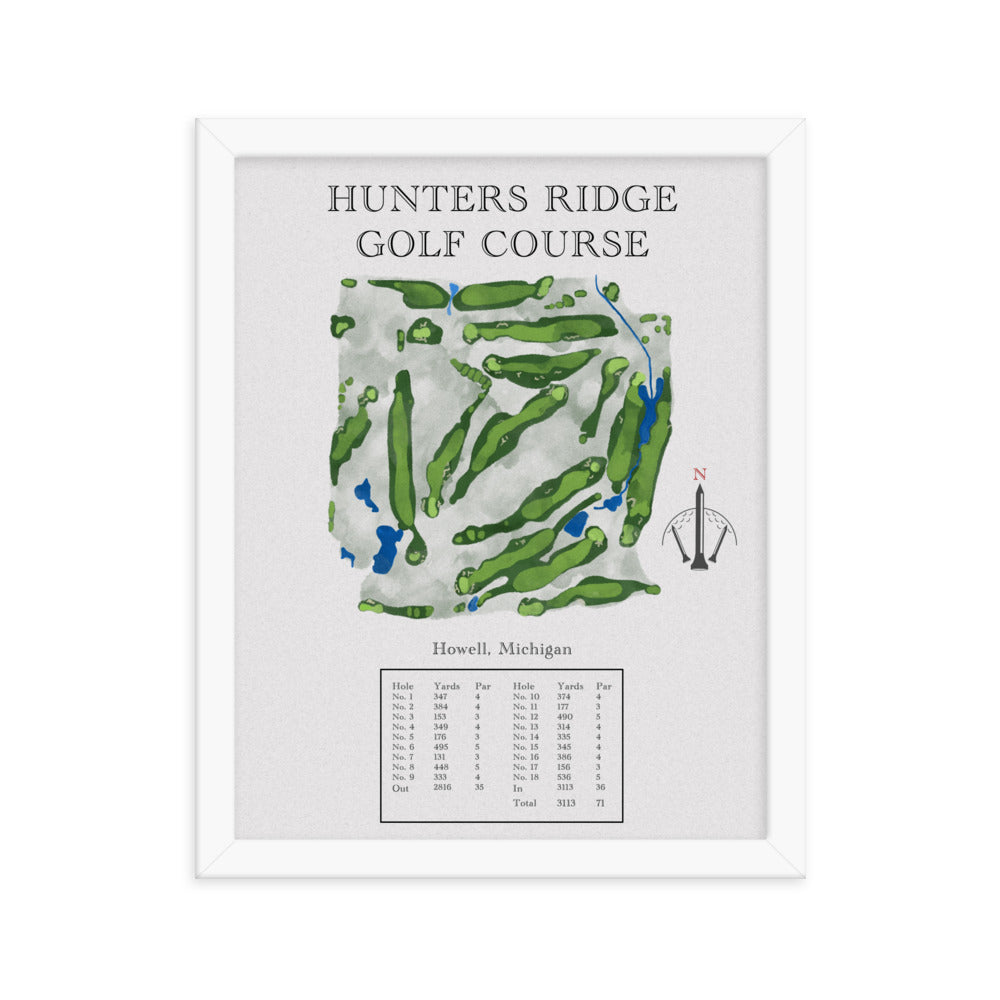 Hunters Ridge Golf Course, Michigan - Golf Course Print