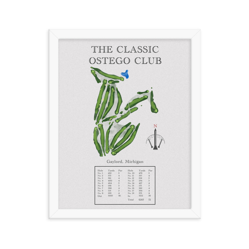 The Classic Ostego Club, Michigan - Golf Course Print