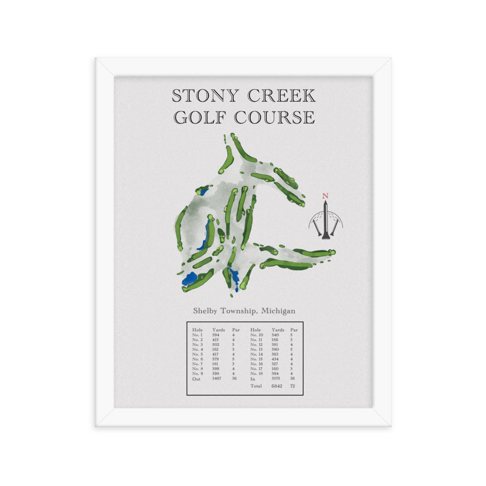 Stony Creek Golf Course, Michigan - Golf Course Print