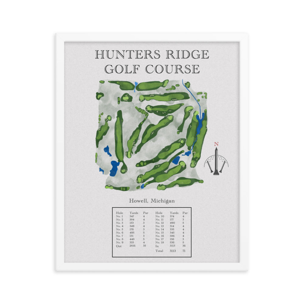 Hunters Ridge Golf Course, Michigan - Golf Course Print