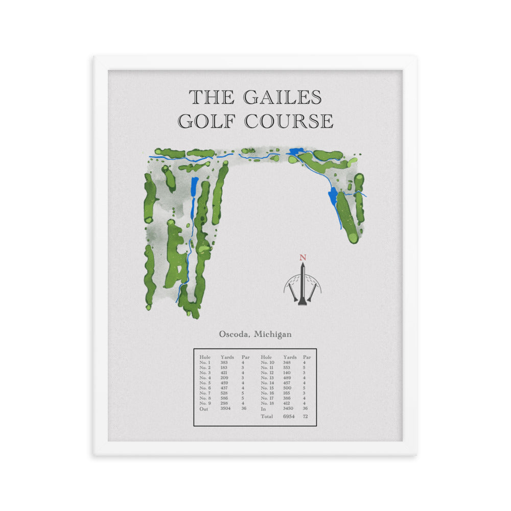 The Gailes Golf Course, Michigan - Golf Course Print