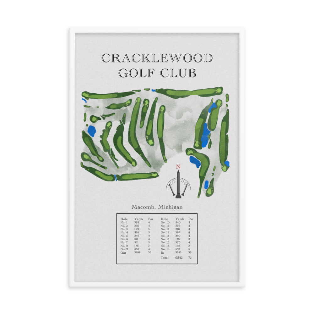 Cracklewood Golf Club, Michigan - Golf Course Print