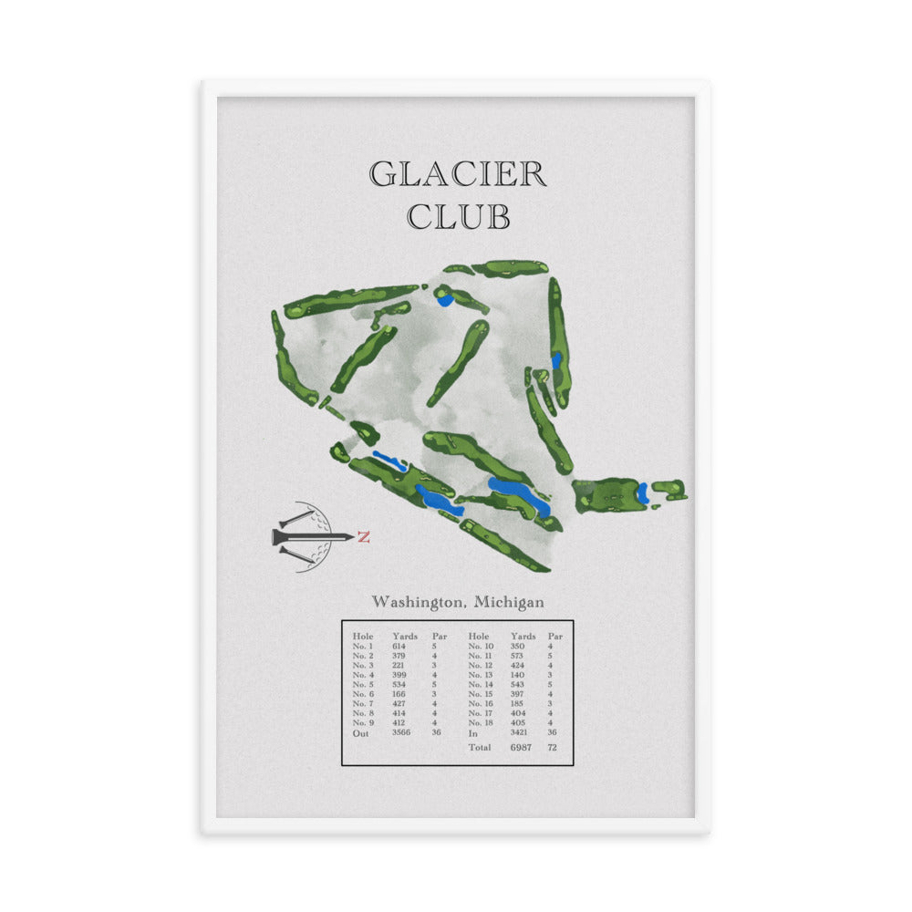 Glacier Club, Michigan - Golf Course Print