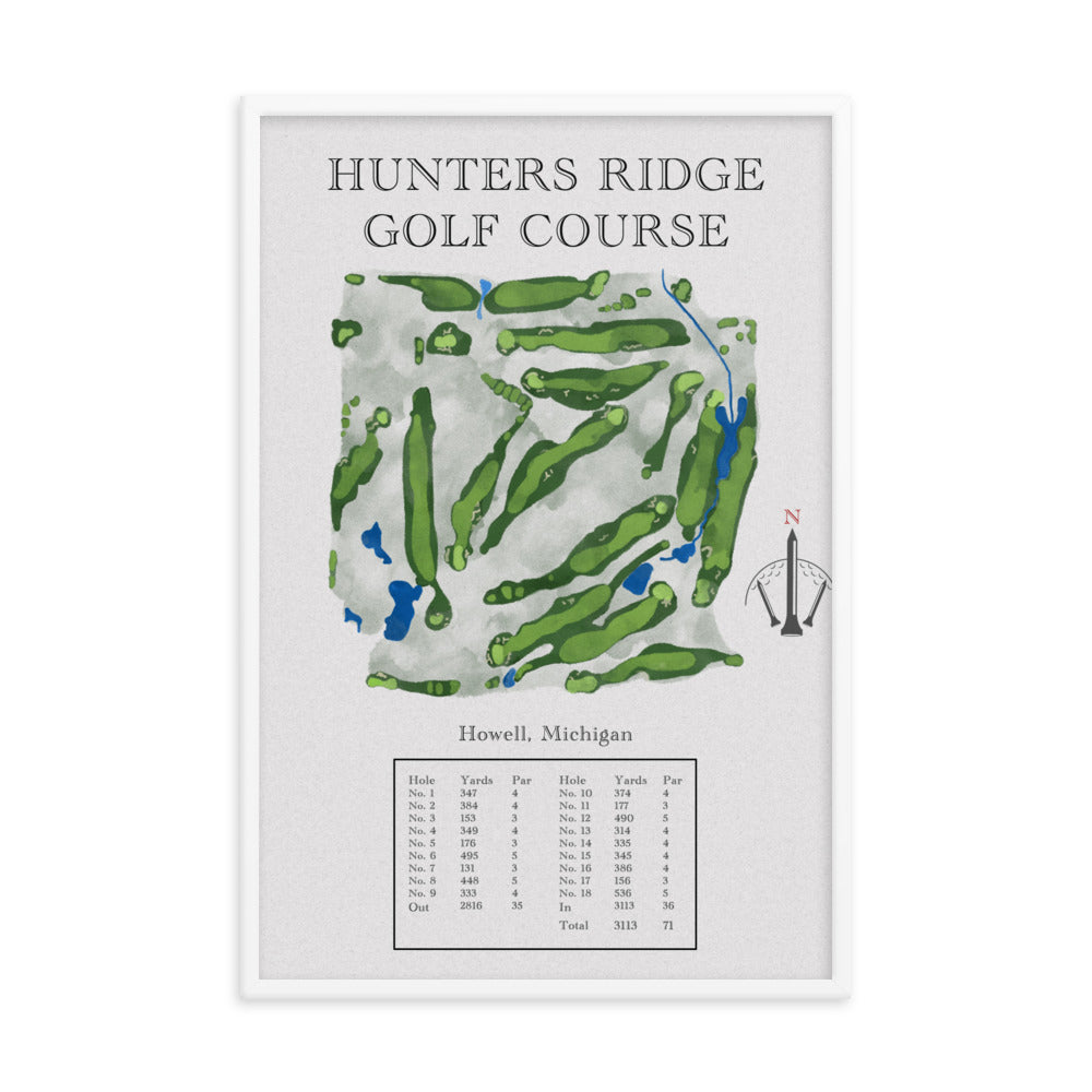 Hunters Ridge Golf Course, Michigan - Golf Course Print