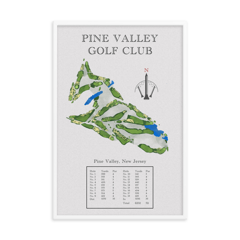 Pine Valley Golf Club, New Jersey - Golf Course Print