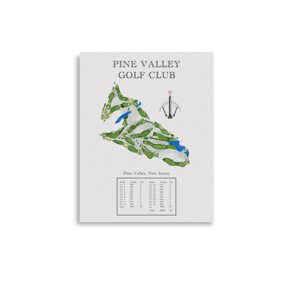 Pine Valley Golf Club, New Jersey - Golf Course Print