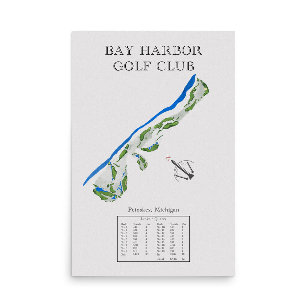 Bay Harbor Golf Club, Michigan - Golf Course Print